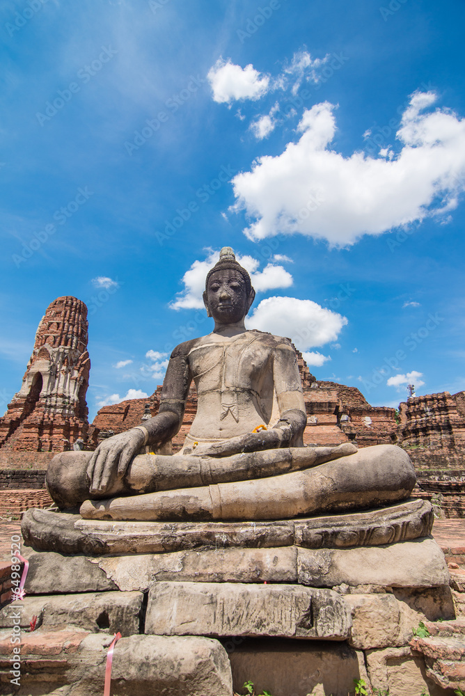 Statue of Buddha at Wat Mahatat Statue of Buddha at Wat Mahatat