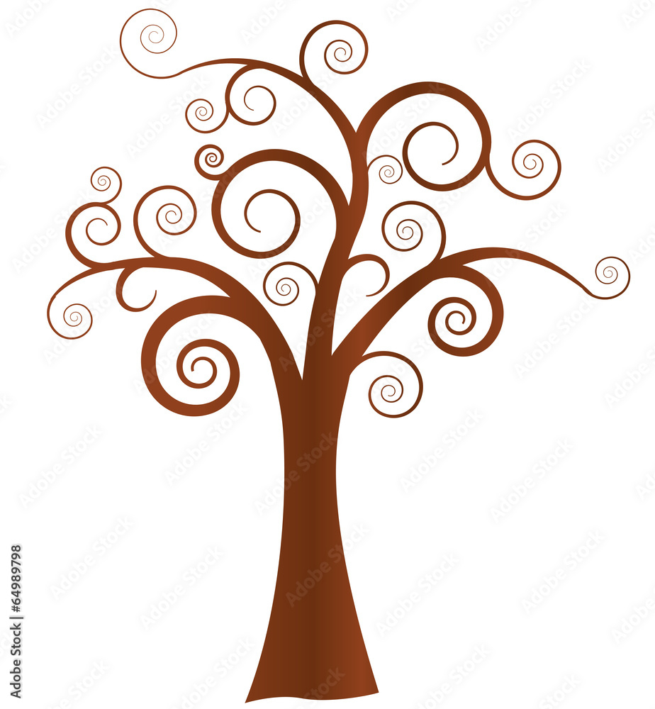 Vector abstract tree