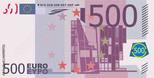 evropean paper money 500 euro