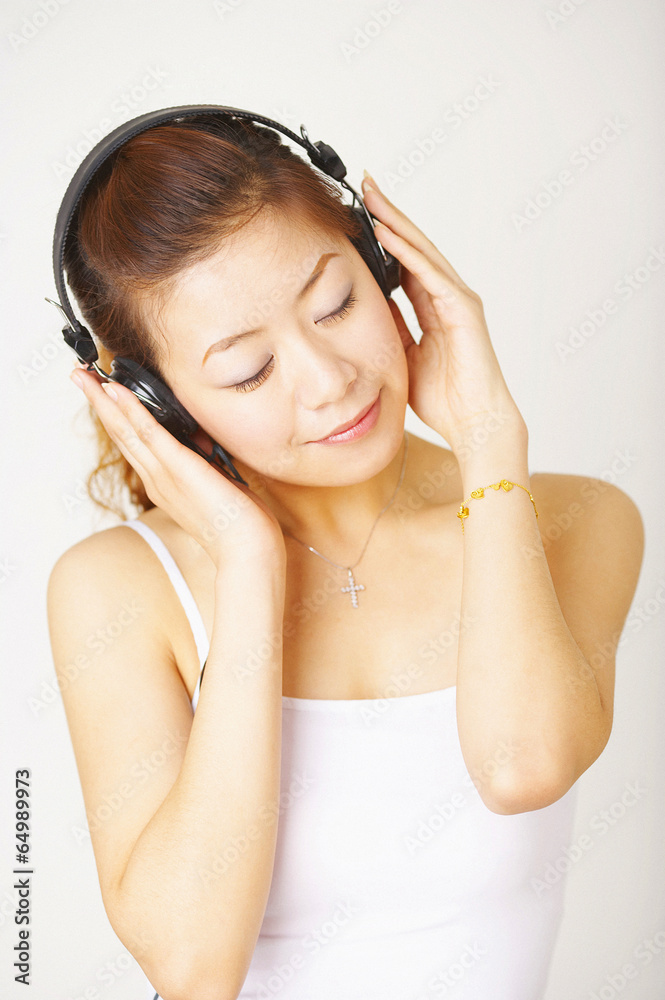 The image of beautiful woman in Asia