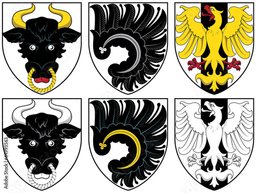 Coat of arms - gold and black