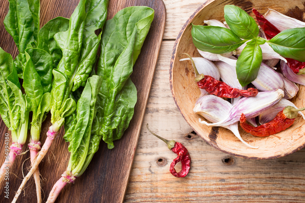 Spinach. Spinach.