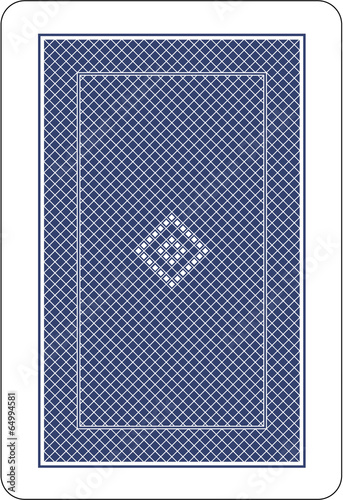 Traditional Playing Card Back Side