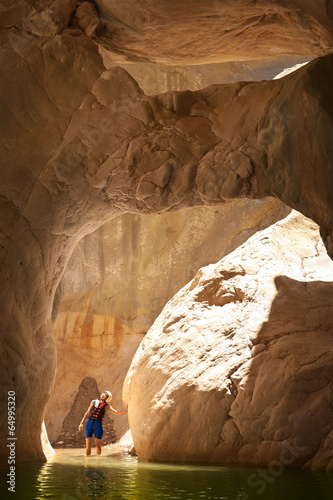 Natural caves in Goynuk canyon, Turkey