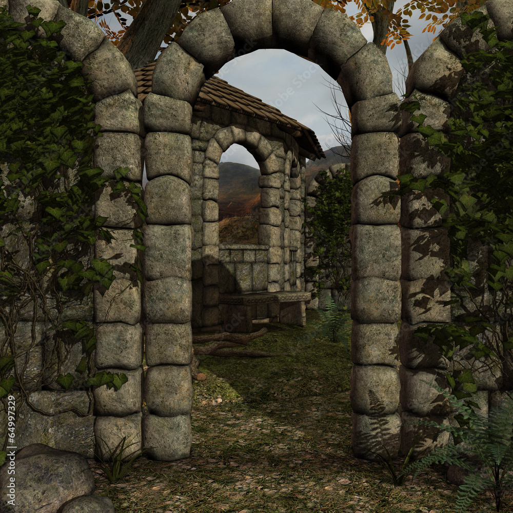 Naklejka premium Fantasy Background