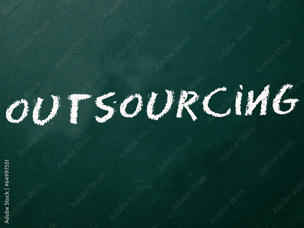 Obraz premium Outsourcing
