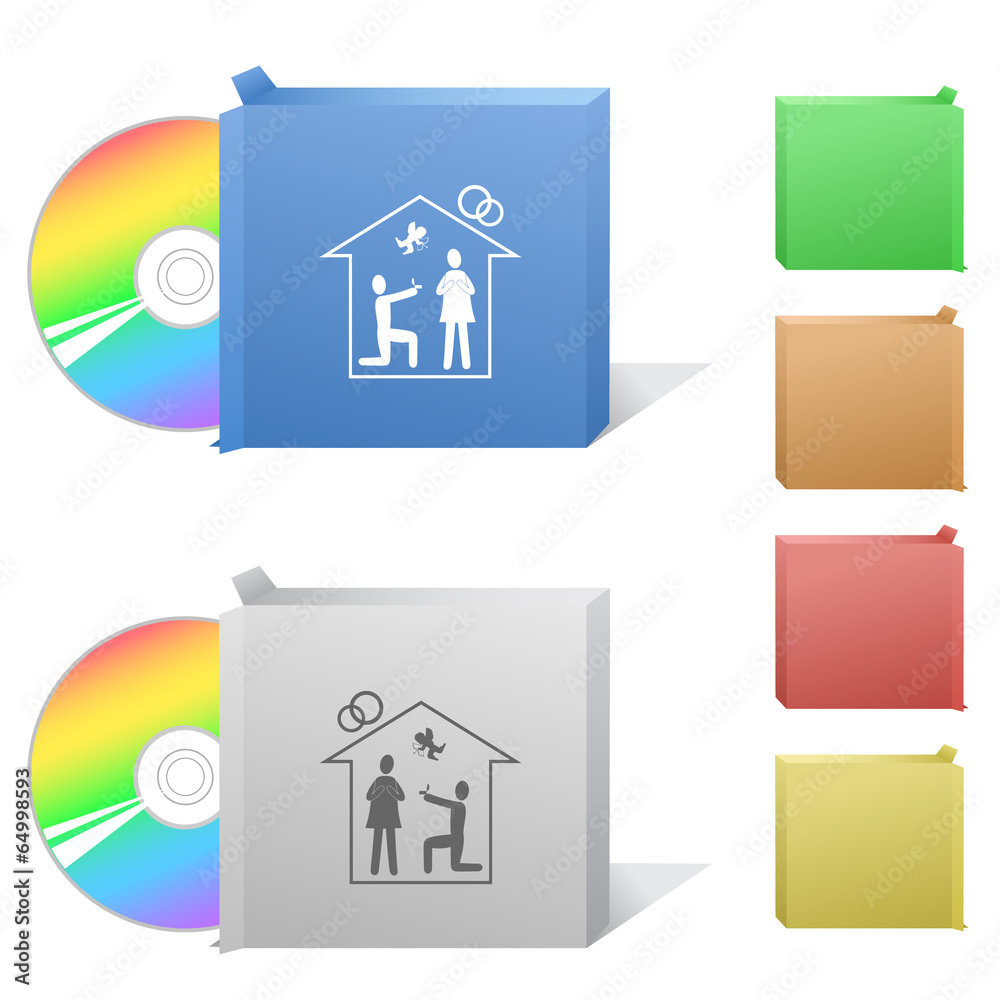 Home affiance. Box with compact disc.