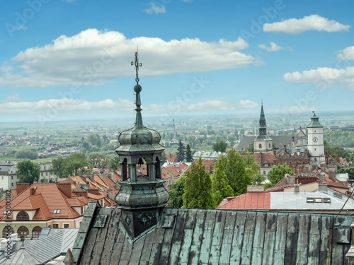 Panorama of old town Sandomierz