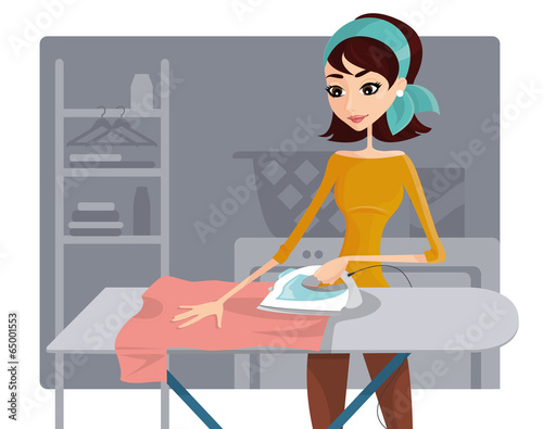 Lavori domestici - stirare