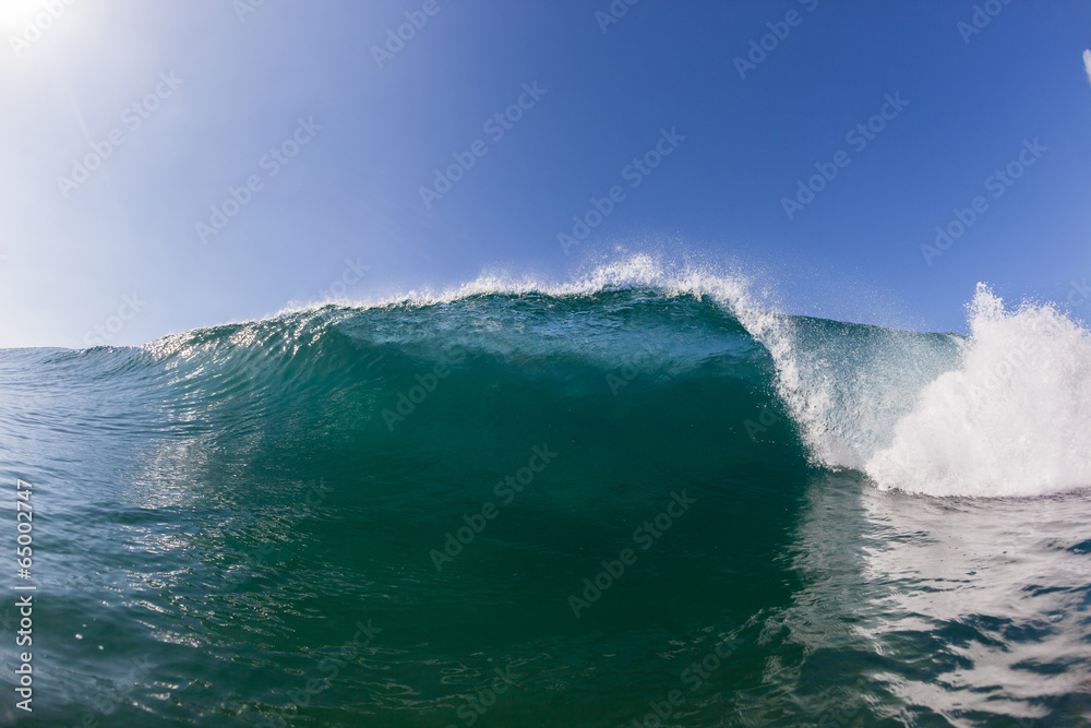 Wave Breaking Crashing Blue
