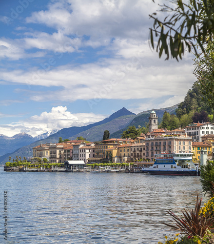 Quadro su tela Bellagio at Como Lake