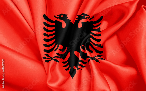 Albanien Flagge photo