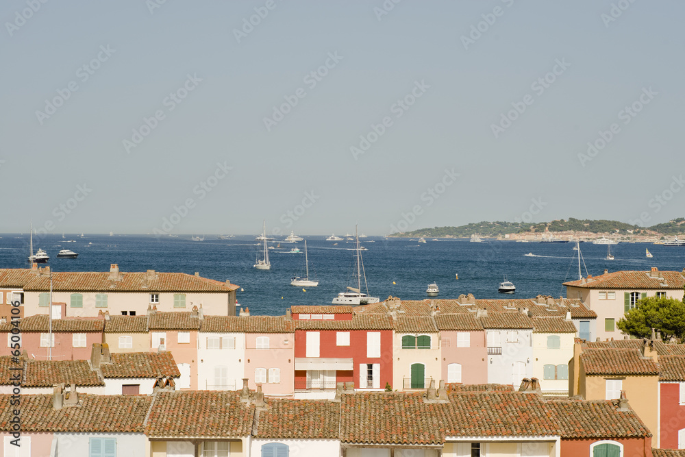 The bay of St Tropez