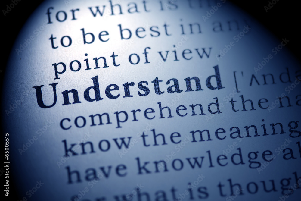 Obraz premium understand