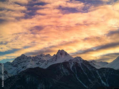 Sunset in the Engadine © gertect