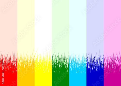 Creative seamless rainbow background