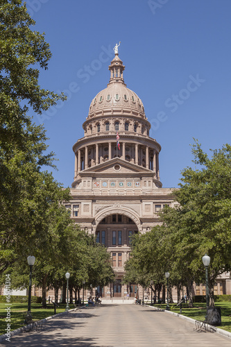 Obraz na płótnie The Texas State Capitol Building in Downtown Austin, Texas w salonie