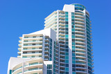 Modern building architecture of Miami Beach.