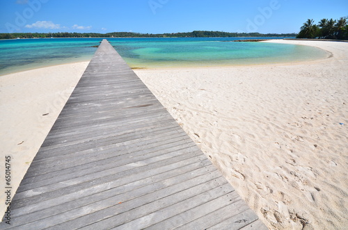 Summer Beach on the Island © karinkamon