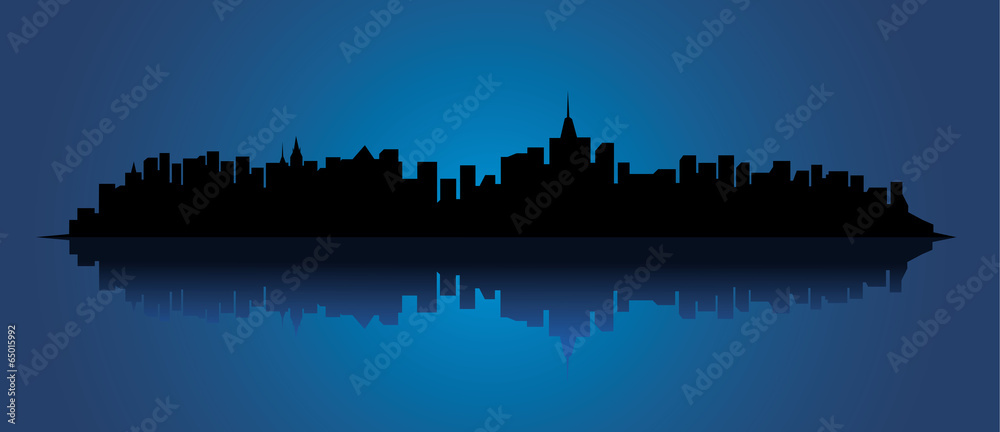 City silhouette City silhouette