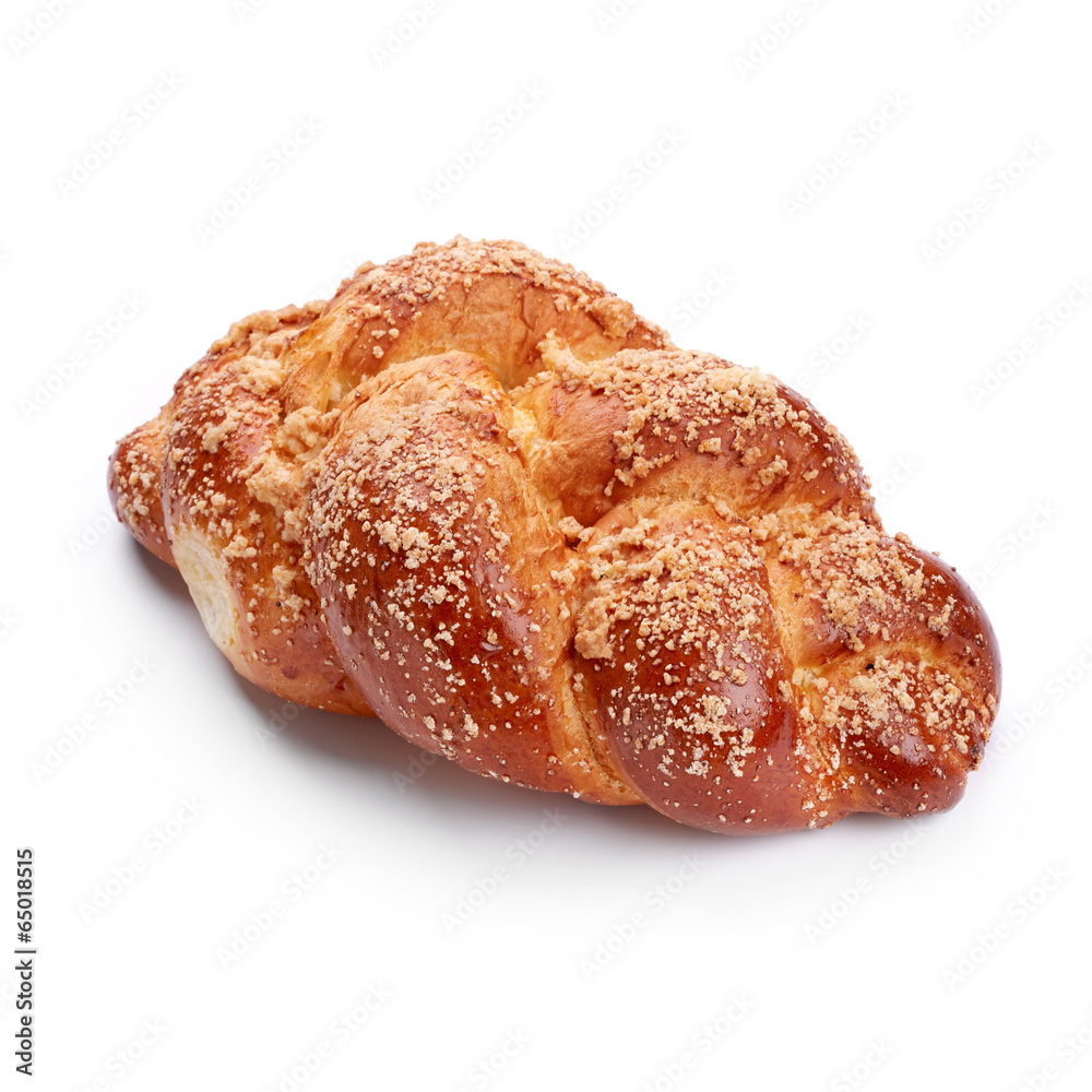 Bun isolated on white background