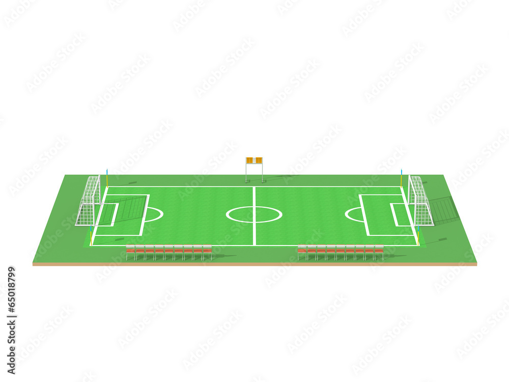 Obraz premium サッカー場