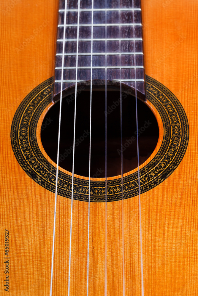sound hole of classical acoustic guitar sound hole of classical acoustic guitar