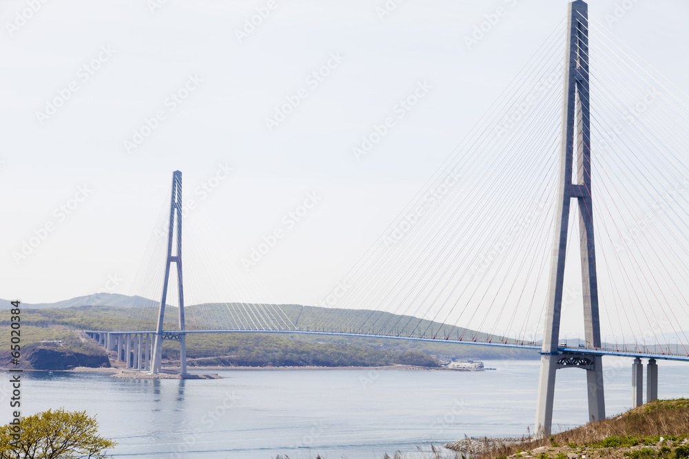 Obraz premium Big suspension bridge