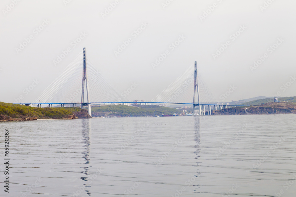 Obraz premium Big suspension bridge