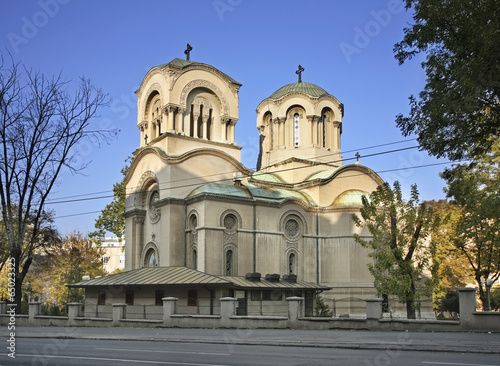 Alexander Nevsky Church in Belgrade. Serbia