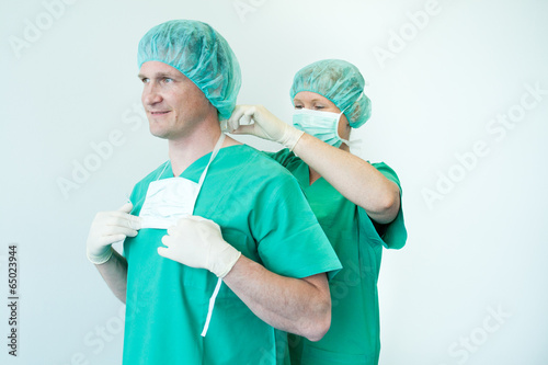Surgeon at work