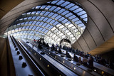 London tube, Canary Wharf station