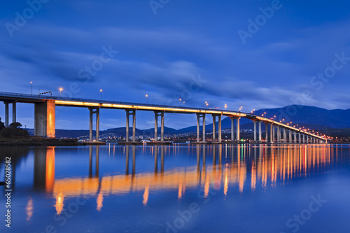 Tasman Bridge Side Sunrise wide © Taras Vyshnya