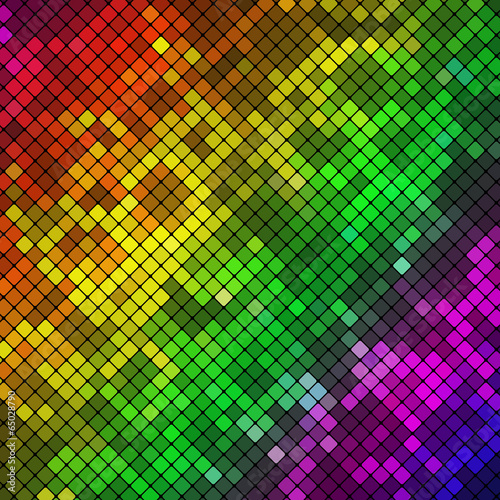 Abstract Geometrical Multicolored Background