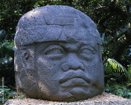 Olmec colossal head