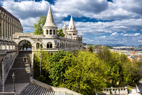 Photography Fisherman's Bastion. Budapest city. Hungary