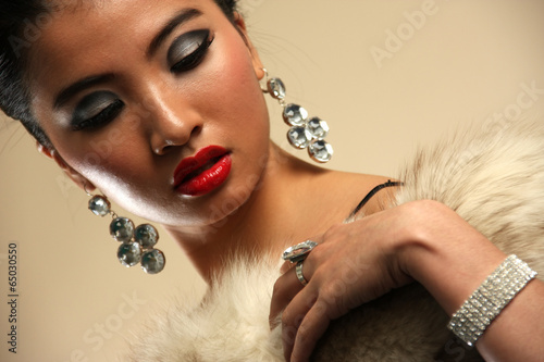 Beautiful lady posing