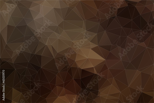 Braun abstract polygonal background. photo