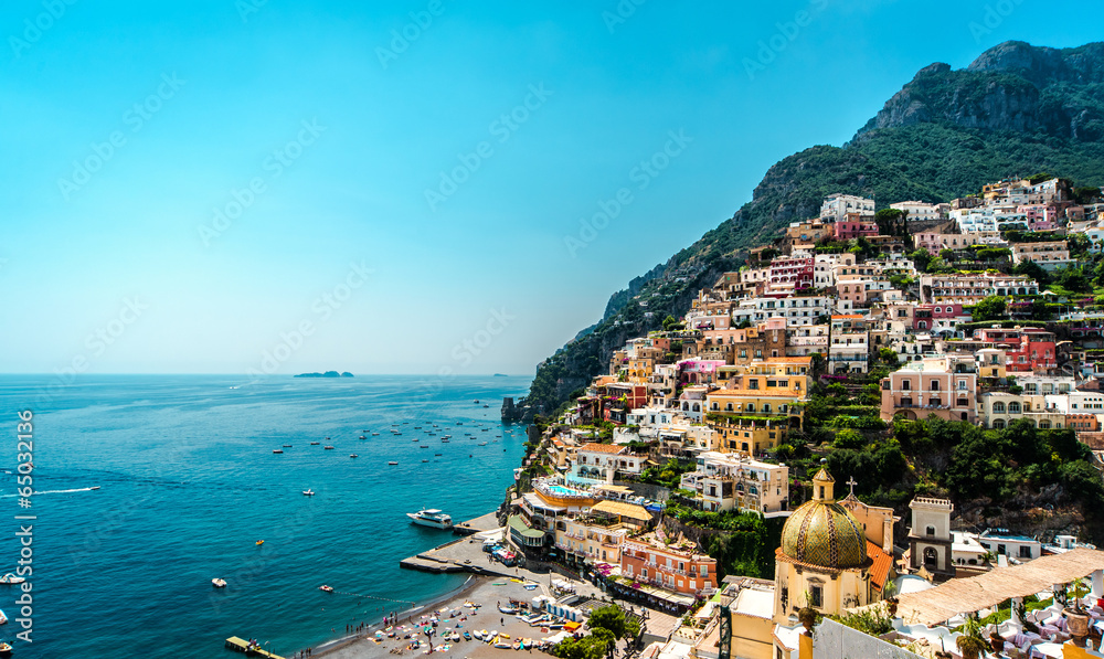 Amazing Amalfi coast. Positano, Italy