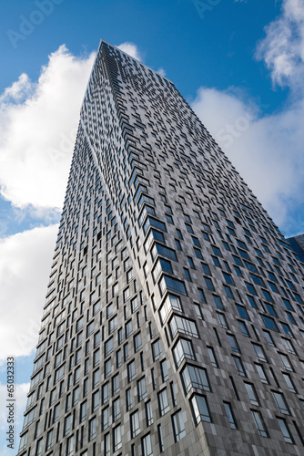 Modern skyscraper in Moscow, Russia photo