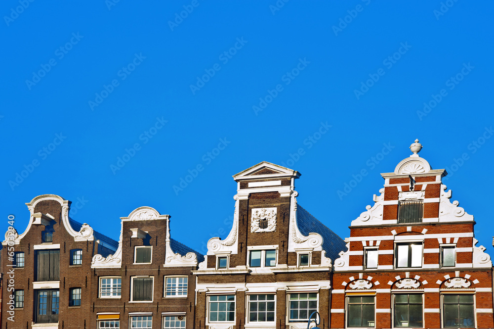 Amsterdam gable houses