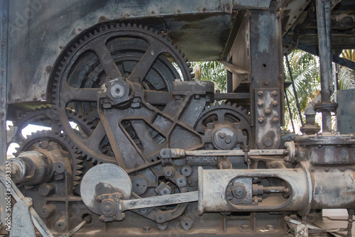 Past work machine