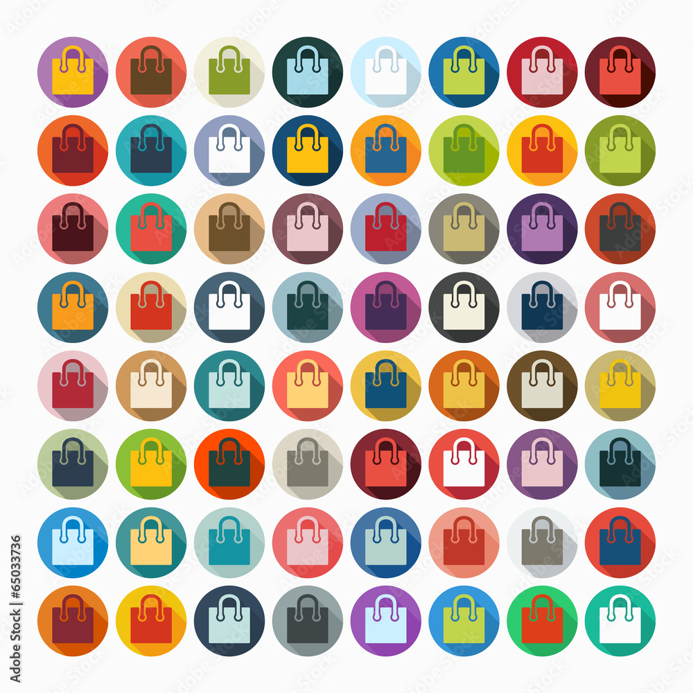 Flat design: bag Flat design: bag