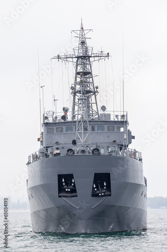 military ship at Black sea