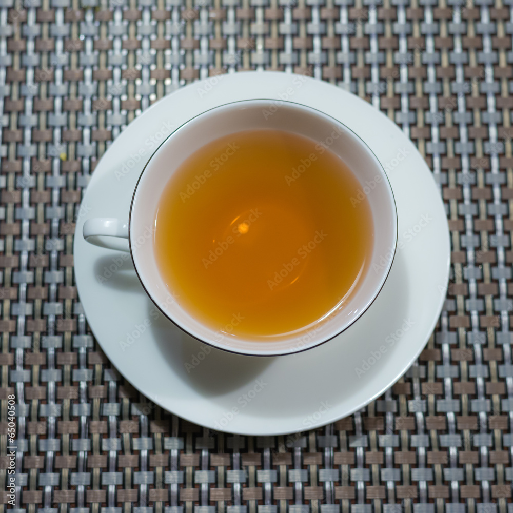 Cup of black tea on the table ready to drink. Cup of black tea on the table ready to drink.