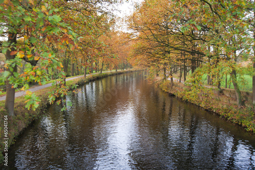 canal in autumn