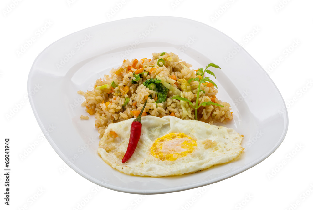 Fried rice with egg