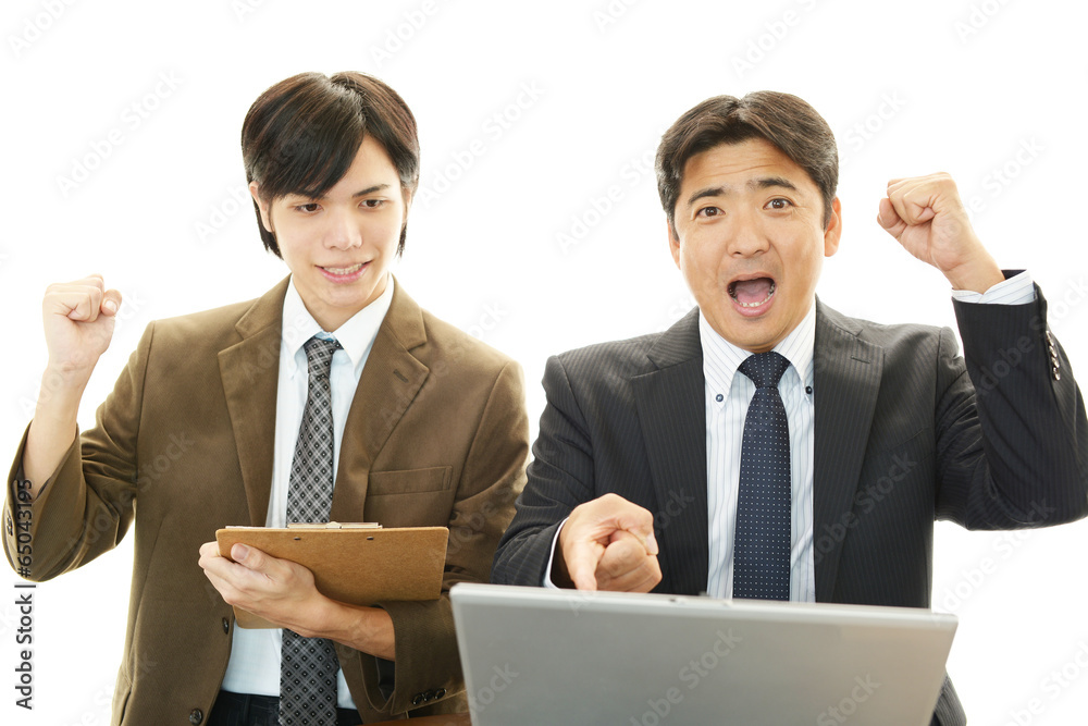 笑顔のビジネスマン