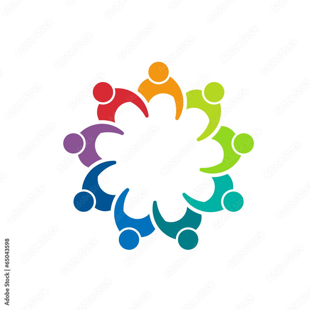 Group Business 9 person image logo Group Business 9 person image logo