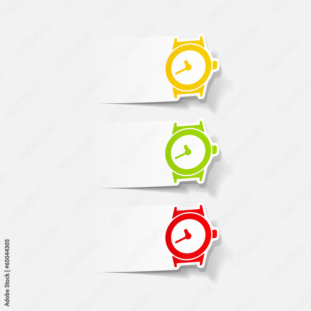 Fototapeta premium realistic design element: watch